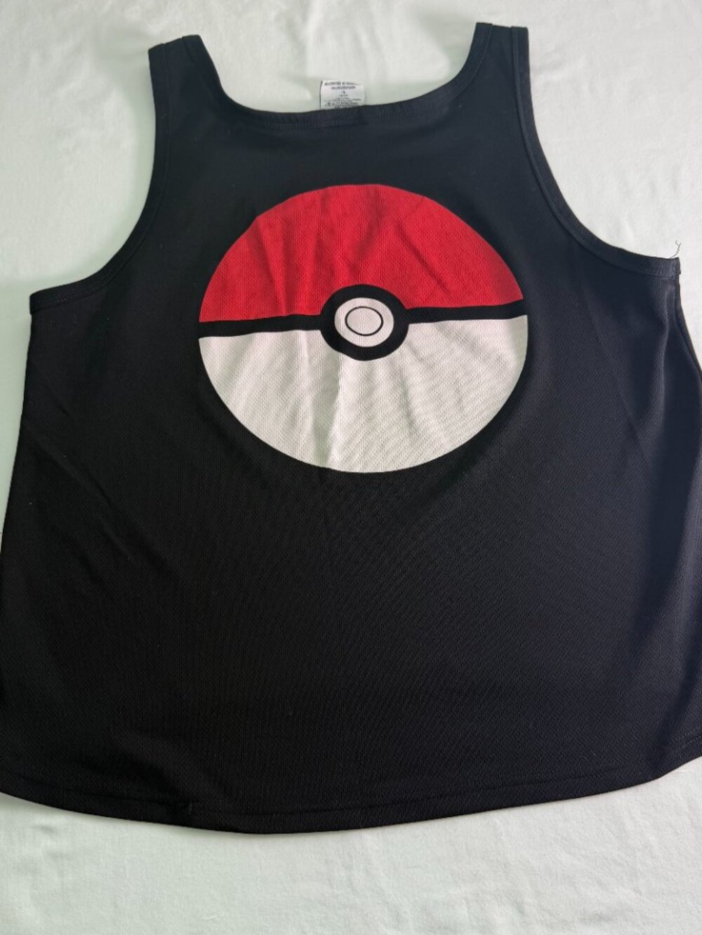 Pokémon Tank Top Black Graphic Pikachu Charmander Squirtle Bulbasaur Size L - Picture 4 of 6